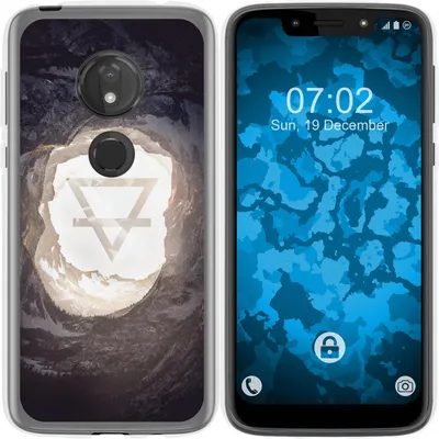 Produktbild von PhoneNatic Case kompatibel mit Motorola Moto G7 Play Silikon-Hülle Element Erde M2