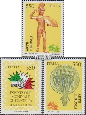 Produktbild von Briefmarken Italien 1984 Mi 1902-1904 (kompl.Ausg.) postfrisch Briefmarkenausstellung