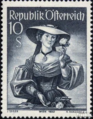 Produktbild von Briefmarken Österreich 1948 Mi 926b weiße Gummierung postfrisch Trachtenserie