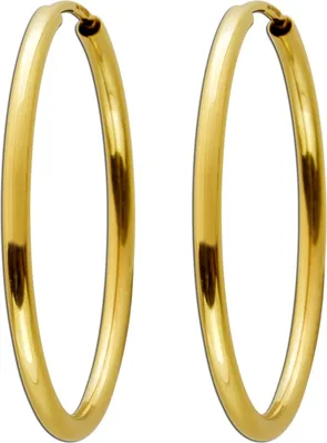 Produktbild von Creolen Hoops Gelbgold 585 14 Karat 30mm flexibel