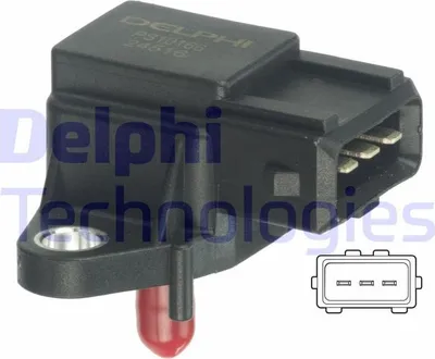 Produktbild von DELPHI PS10166 Ladedrucksensor passend für PEUGEOT 406 (8B) Saugrohr