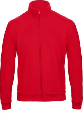Obrázok produktu pre Pánska mikina, zips - B&C ID.206 50/50 - red - veľkosť M