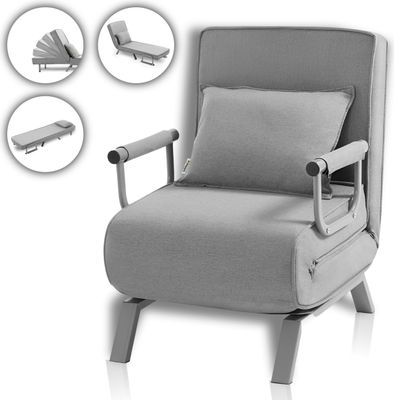 Makika Schlafsessel Schlafsofa Ted klappbar in Grau