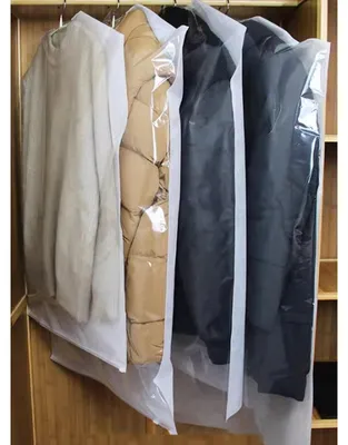 Productafbeelding van Set van 5 Doorzichtige Kledinghoezen (60 x 120 cm)