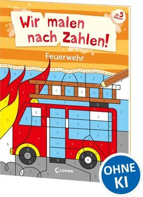 Immagine prodotto di Wir malen nach Zahlen! - Feuerwehr