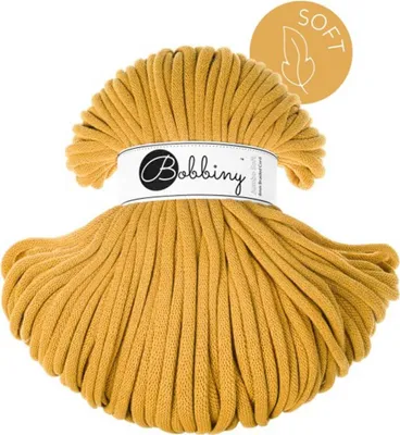 Produktbild von Bobbiny Jumbo 8 mm 100 m Mustard Schnur