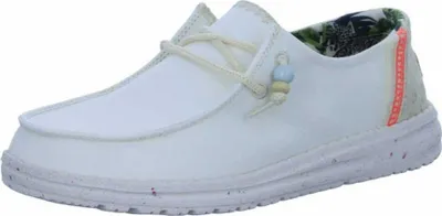 Produktbild von Hey Dude Wendy Fringer Damenschuhe Für lose Einlagen Slipper Weiß Freizeit, Schuhgröße:41 EU