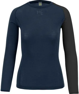 Obrázok produktu pre Karpos Dinamico Merino 130 základná vrstva s dlhým rukávom modrá M Dámska modrá M