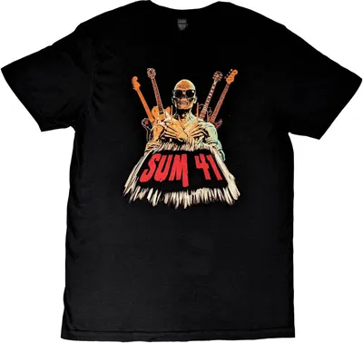 Obrázek produktu pro Sum 41 - "Does This Look Like All Killer No Filler European Tour 2022" Tričko pro muže/dámy Uni RO5385 (M) (Black)