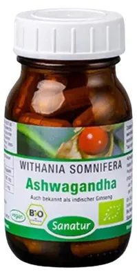 Produktbild von Sanatur Ashwagandha 60 Kapseln