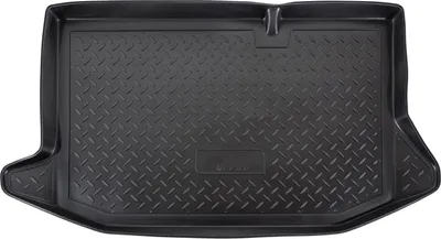Image de Tapis De Coffre en Caoutchouc TPE Pour Ford Fiesta 2008-2016, Bord Haut, Noir, Antidérapant, Toutes Saisons