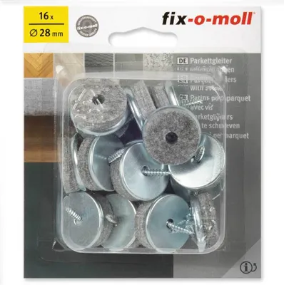 Produktbild von Parkettgleiter rund 28mm Sparpack fix-o-moll