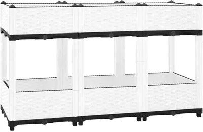 Image de The Living Store Lit surélevé 120x40x71 cm Polypropylène
