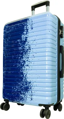 Produktbild von Hartschalen Trolley mit tollem Farbdesign Sierra Hellblau-Dunkelblau Gr. L