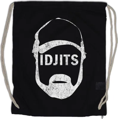 Produktbild von Urban Backwoods Idjits, Turnbeutel, Farbe: Schwarz