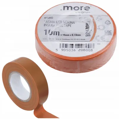 Immagine prodotto di Nastro isolante 15mm x 0,13mm MARRONE 10m