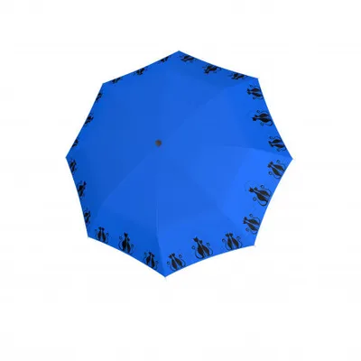 Immagine prodotto di doppler ombrello a bastone ombrello Fiber Flex Long AC Cat`s Family Blue