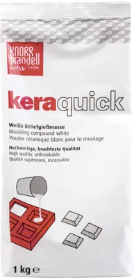 Produktbild von KNORR prandell Gießmasse keraquick weiß 1 kg