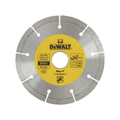 Image de Disque fritté segmenté Ø125x22,2mm DEWALT DT3711-QZ pour matériaux de construction/béton