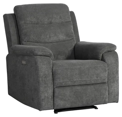 Produktbild von home24 Fernsehsessel - Grau - Microfaser - Eisen - 92 x 102 x 93 cm