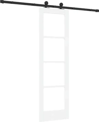 Obrázok produktu pre Posuvné dvere ORKDAL Biela a čierna 61 x 198,5 cm