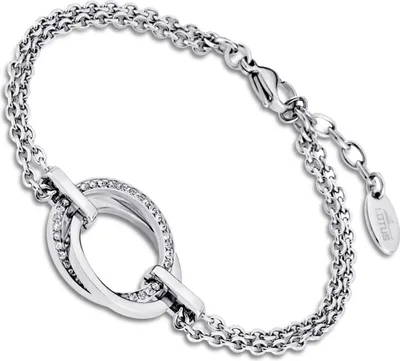 Produktbild von Lotus Style Armband 2-reihig Ringe LS1780-2/1 Strass Armschmuck