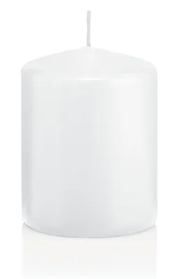 Produktbild von Stumpenkerzen Weiß 80 x 60 mm, 16 Stück