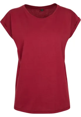 Produktbild von Build Your Brand Damen T-Shirt Ladies Extended Shoulder Tee, lang geschnittenes
