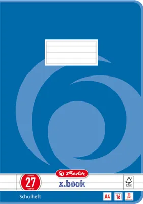 Immagine prodotto di Quaderni Herlitz A4 16 fogli 27 righe 2 margini