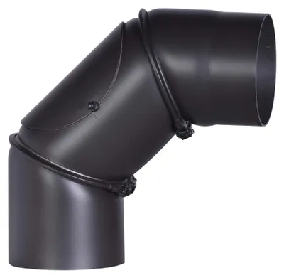 Produktbild von Ofenbogen aus Stahl, Ø 2 mm (Walzprofil), Ø 130 mm
