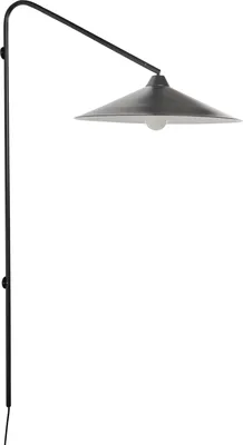 Zdjęcie produktu dla BELIANI Lampa ścienna metalowa czarna styl nowoczesny industrialny salon sypialnia