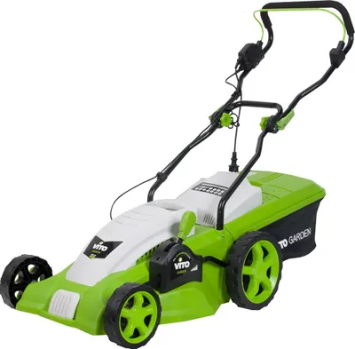Image de Tondeuse electrique 1800W Moteur induction Coupe 42 cm - 3 hauteurs de coupe - bac 50L VITO
