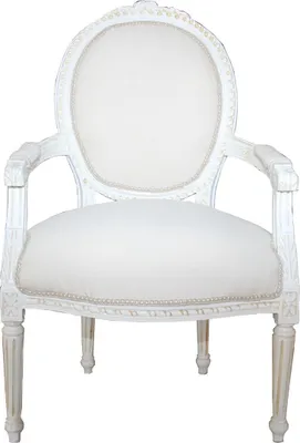 Produktbild von Casa Padrino Barock Salon Stuhl Antik Stil Creme - Weiss -  Möbel Antik Stil