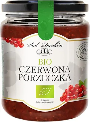 CZERWONA PORZECZKA 80 % BIO 260 g - SAD DANKÓW