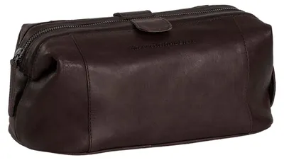 Productafbeelding van The Chesterfield Brand toilettas Vince Toilet Bag Brown bruine