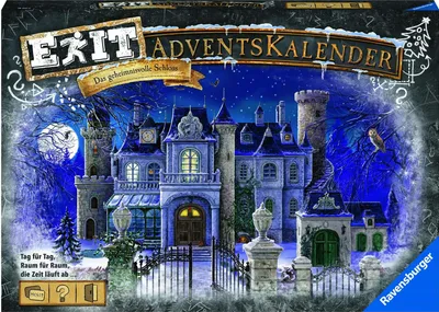 Produktbild von Ravensburger Exit Adventskalender - Das geheimnisvolle Schloss 18941