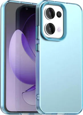 Produktbild von Handyhülle für Oppo Reno13 5G Schlank Durchscheinend Matt Stoßfest Schutzhülle Blau