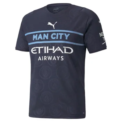 Produktbild von PUMA Manchester City Replica Third Jersey 2021/2022 dunkelblau 759219-03 - L