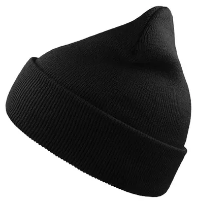 Produktbild von Atlantis Headwear - "Wind" Mütze LT1192 (Einheitsgröße) (Schwarz)