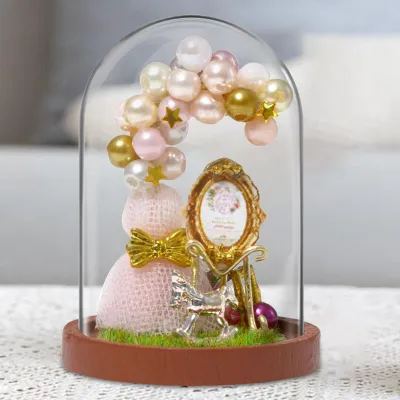 Zdjęcie produktu dla DIY symulacja domku dla lalek miniaturowy drewniany model dekoracja dla dzieci dziewczynki prezentyMINI001