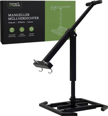 Produktbild von HomeLuxWorld Müllpresse mit gepolstertem Griff und erweitertem Pressfuß