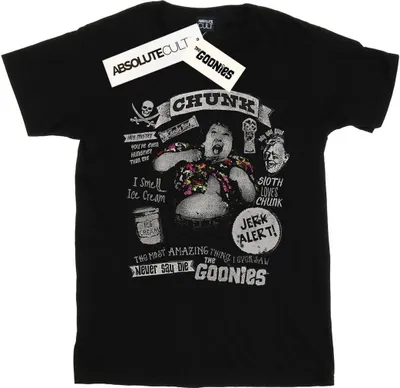 Obrázok produktu pre The Goonies - Dámske tričko "Jerk Alert" BI25735 (5XL) (čierne)