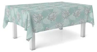 Tischdecke 200x140 cm wasserabweisend rechteckig Blumenmuster