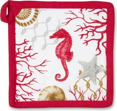 Image de Excelsa maniques Coral coton 20x0,5x20 cm multicolore