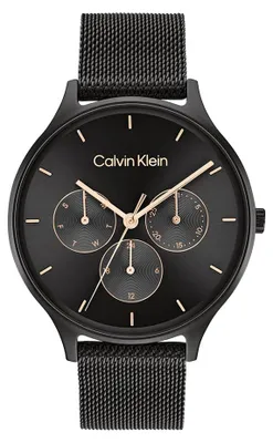 Obrázek produktu pro Calvin Klein 25200105 Chronograf Quartz Watch Dámské hodinky z nerezové oceli Mesh