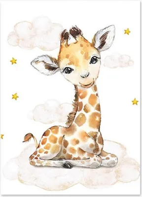 Produktbild von TPFLiving Kunstdruck LW-1043 (OHNE RAHMEN) Poster - Leinwand - Wandbild - Hochauflösender Giclée-Druck, langlebig und hochwertig - Tiger, Giraffe, Pandabär, Elefantenbaby, Zebra - Für Kinderzimmer -  - Größe: 10x15cm