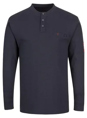 Productafbeelding van Portwest FR32 vlamwerend, antistatisch Henley-shirt, marineblauw, maat XXXL