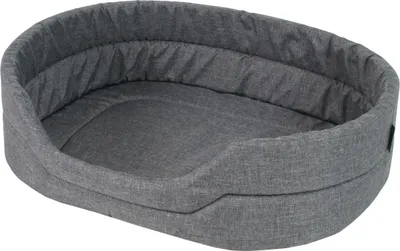 Obrázek produktu pro Voděodolný pelech pro psy ovál Agga Cool č.3, 53 cm D97, šedý melír