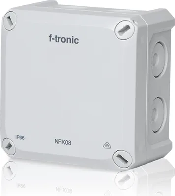 Produktbild von f-tronic FR-Abzweigkasten 85x85x54mm Membran IP66 PS gr NFK08gr