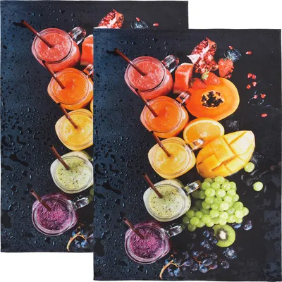 Produktbild von Erwin Müller Geschirrtuch 2er-Pack Smoothie 50x70 cm